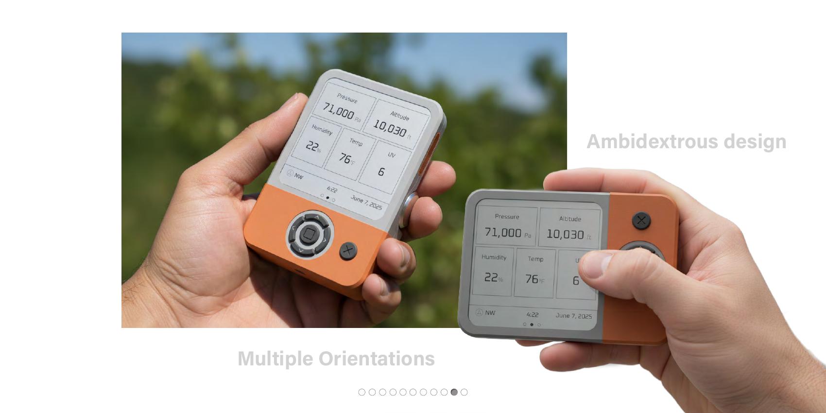 Stratus concept sketches and ergonomic models